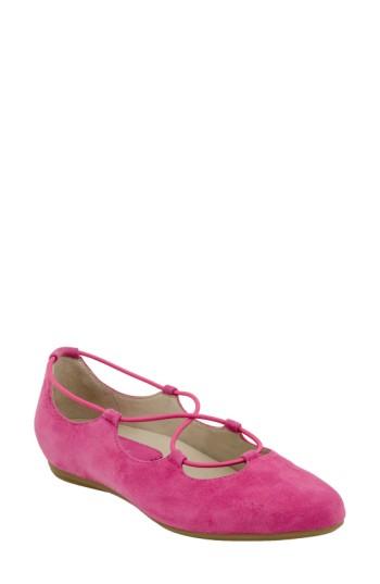 Women's Earthies 'essen' Ghillie Flat .5 M - Pink