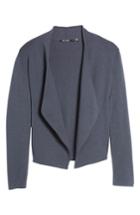 Women's Nic+zoe Drape Front Cardigan - Blue