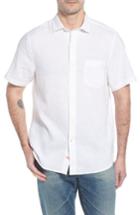 Men's Tommy Bahama Lanai Tides Linen Blend Sport Shirt, Size - White