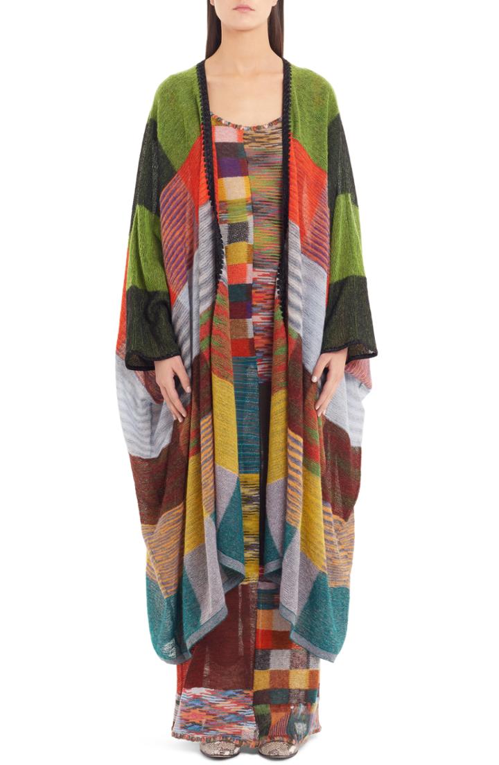 Women's Missoni Long Cardigan Us / 38 It - Green