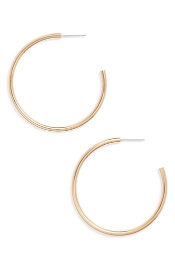 Women's Stella Valle Smiley Face Hoop Earrings