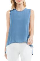 Women's Vince Camuto Back Tie Sleeveless Blouse, Size - Blue