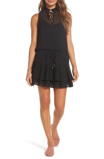 Women's Greylin Ceci Pleated Dress - Black