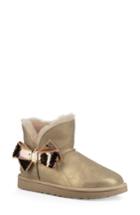 Women's Ugg Mini Sequin Bow Bootie M - Metallic