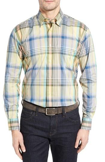 Men's Robert Talbott Anderson Classic Fit Plaid Sport Shirt - None