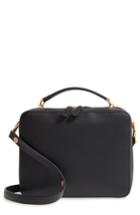 Anya Hindmarch The Stack Leather Satchel - Black