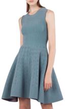 Women's Akris Punto Fantasy Jacquard Knit Dress - Blue