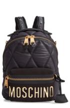 Moschino Quilted Nylon Backpack -