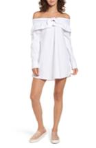 Women's The Fifth Label Paper Planes Off The Shoulder Dress - White