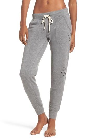Women's Alternative Distressed Eco Fleece Jogger Pants