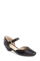 Women's Josef Seibel 'tina 17' Ankle Strap Pump -10.5us / 41eu - Black