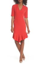 Women's Maggy London Flounce Hem Sheath Dress - Pink