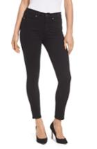Women's Good American Good Legs High Rise Crop Skinny Jeans - Black