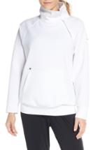 Women's Nike Mock Neck Zip Pullover - White