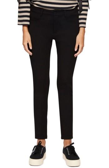 Women's Sanctuary Robbie Ponte Ankle Pants - Black