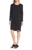 Women's Eileen Fisher Merino Wool Sweater Dress - Black