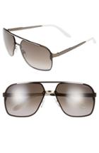 Men's Carrera Eyewear 64mm Navigator Sunglasses - Matte Brown/ Brown Gradient