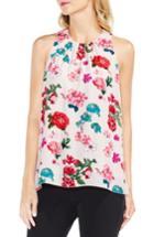 Women's Vince Camuto Floral Heirlooms Sleeveless Blouse, Size - Pink