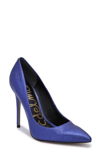 Women's Sam Edelman Danna Pointy Toe Pump M - Blue