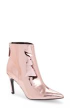 Women's Topshop Hoopla Broken Heel Bootie .5us / 36eu - Metallic