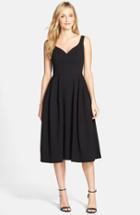 Women's Jill Jill Stuart Crepe Midi Dress - Black