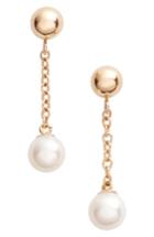 Women's Poppy Finch Linear Drop Pearl Earrings