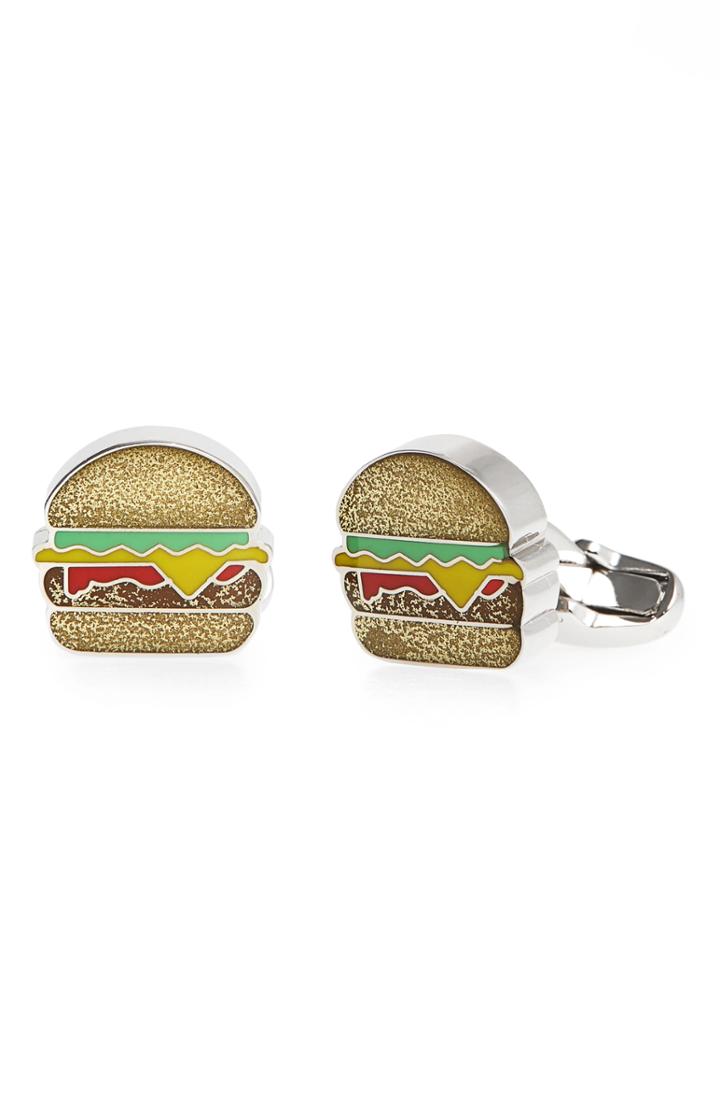 Men's Paul Smith Glitter Hamburger Cuff Links