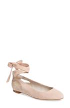 Women's Kenneth Cole New York Wilhelmina Wraparound Flat M - Pink