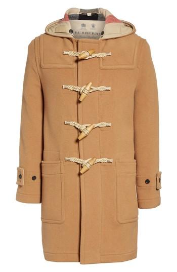 Men's Burberry Greenwich Wool Blend Duffle Coat