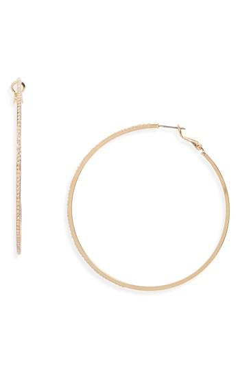 Women's Bp. Dainty Imitation Pearl Hoop Earrings