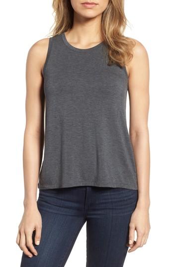 Women's Halogen Split Back Tank Top - Grey