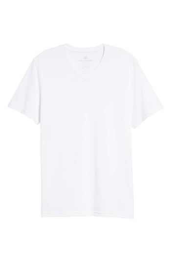 Men's Mack Weldon Pima Cotton V-neck T-shirt - White