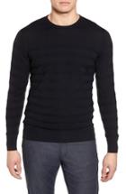 Men's Peter Millar Collection Nautical Stripe Merino Wool Blend Sweater - Blue/green