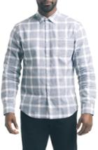 Men's Good Man Brand Slim Windowpane Sport Shirt - Grey