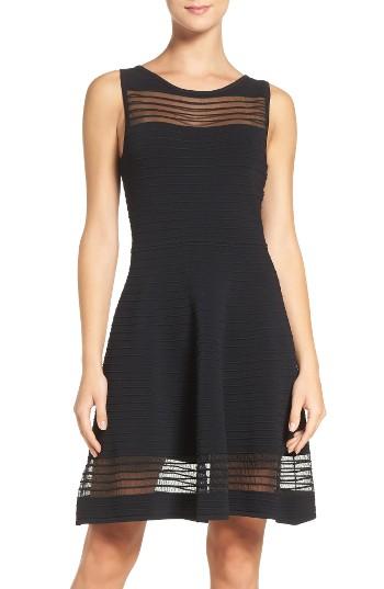Women's French Connection Tobey Crepe Fit & Flare Dress