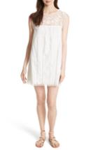 Women's Joie Joseba Lace Yoke Minidress - White