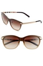 Women's Burberry 57mm Sunglasses - Brown Gradient Beige
