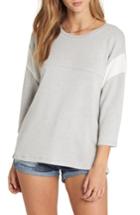 Women's Billabong Kicking Game Sweatshirt - Grey