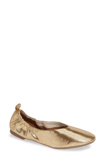 Women's Kenneth Cole New York Gemini Ballet Flat M - Metallic