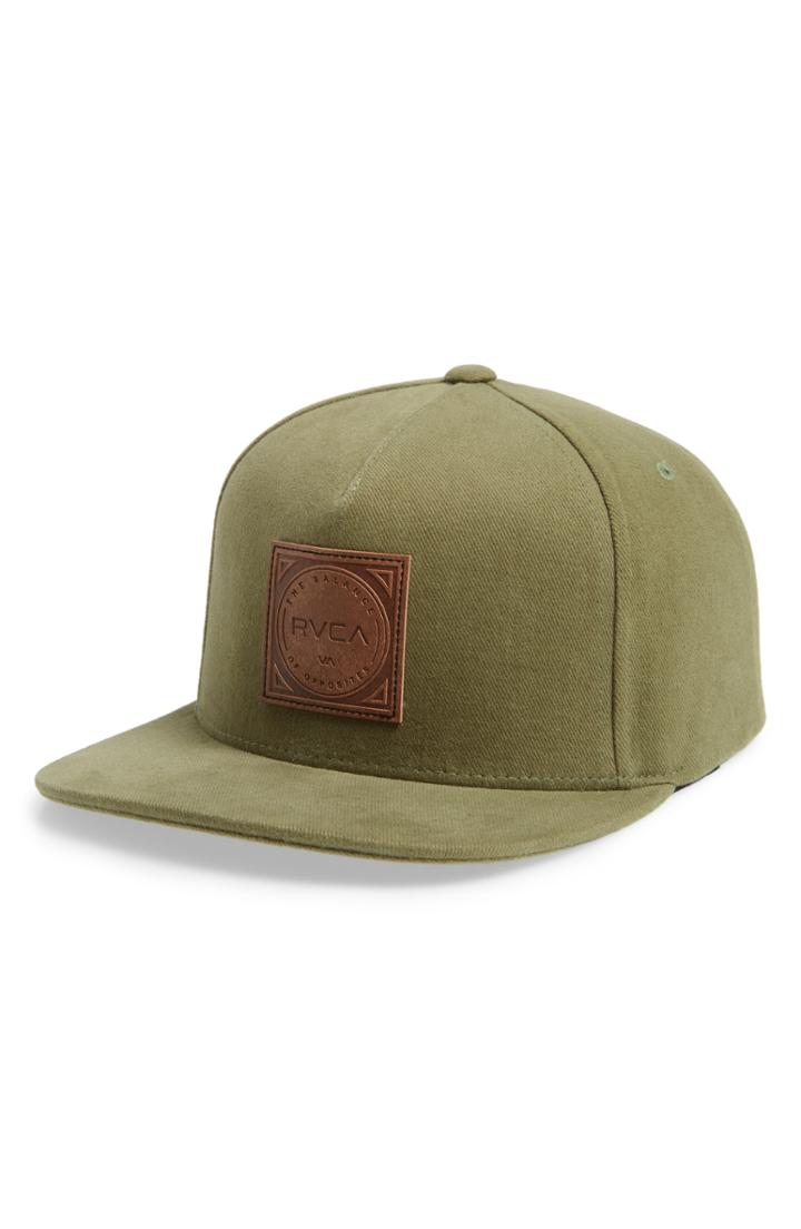 Men's Rvca Mills Trucker Hat - Green