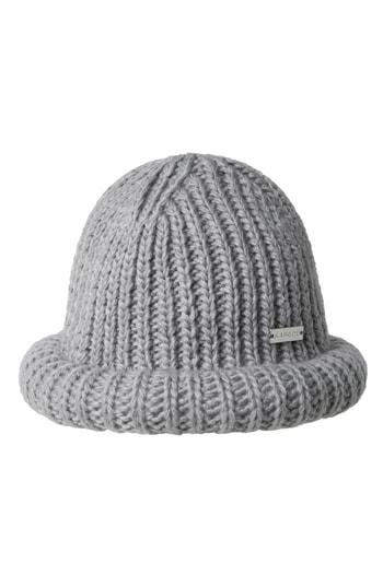 Women's Kangol Rolled Beanie - Grey