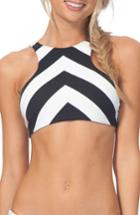 Women's Rip Curl Le Surf Reversible High Neck Bikini Top