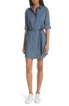 Women's Atm Anthony Thomas Melillo Poplin Shirtdress - Blue