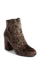 Women's Bp. Kolo Paisley Velvet Bootie .5 M - Brown