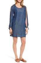 Women's Kut Form The Kloth Destiny Slit Sleeve Denim Dress - Blue