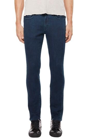 Men's J Brand Moto Skinny Fit Jeans - Blue