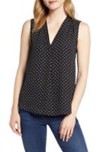 Women's Treasure & Bond Peplum Tank - Black