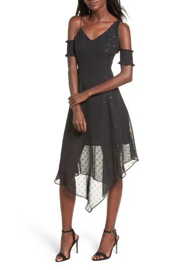 Women's Keepsake The Label Last Chance Cold Shoulder Midi Dress - Black