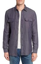 Men's Tailor Vintage Reversible Double-face Quilted Shirt Jacket, Size - None