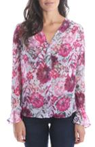 Women's Kut From The Kloth Silvy Floral Blouse - Purple